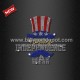 Happy Independence Day Rhinestone Iron ons for T Shirts
